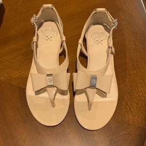Vince Camuto Harmonia Nude Leather Sandal